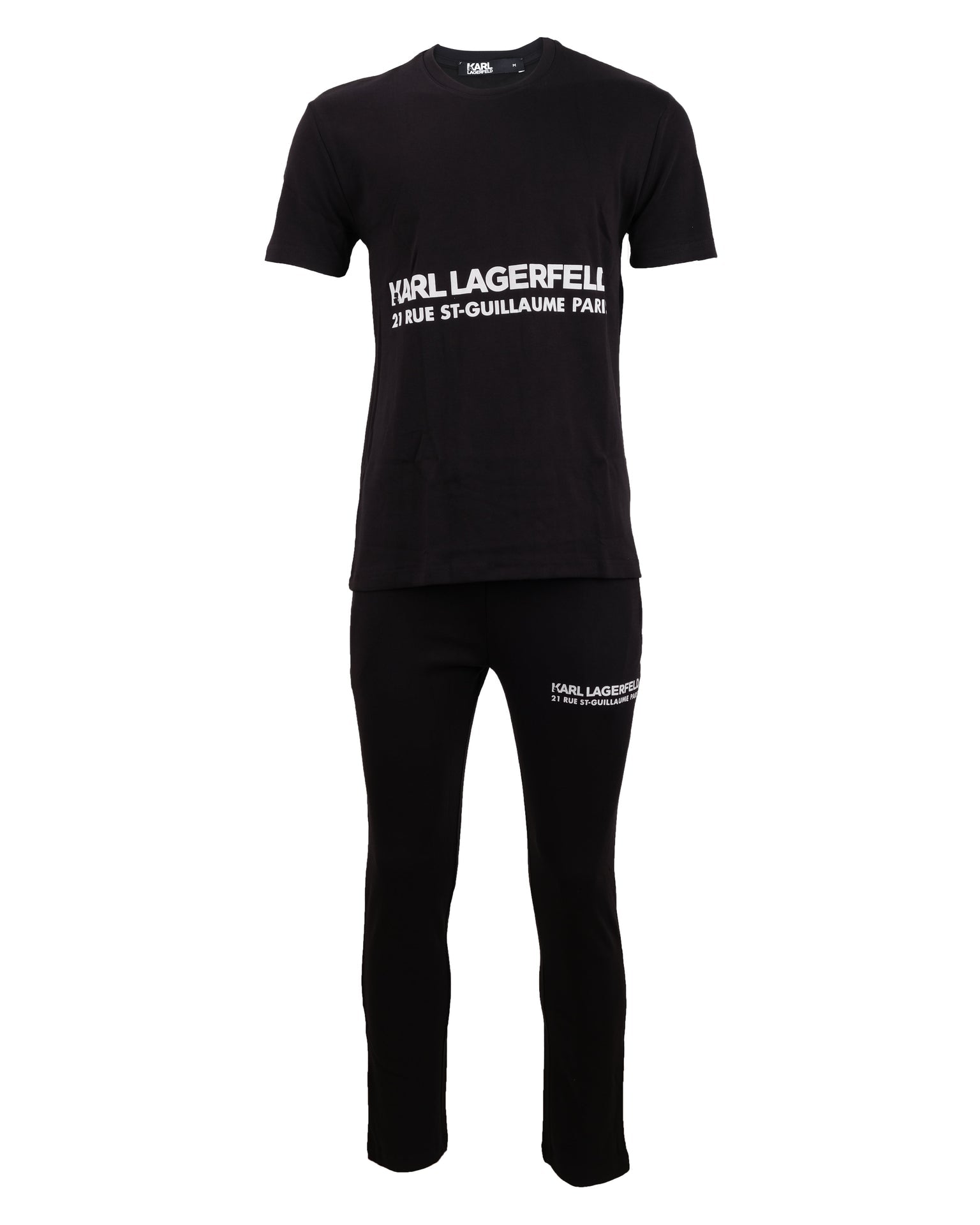 KARL LAGERFELD Midnight Noir Classic Fit Short Sleeve Tee
