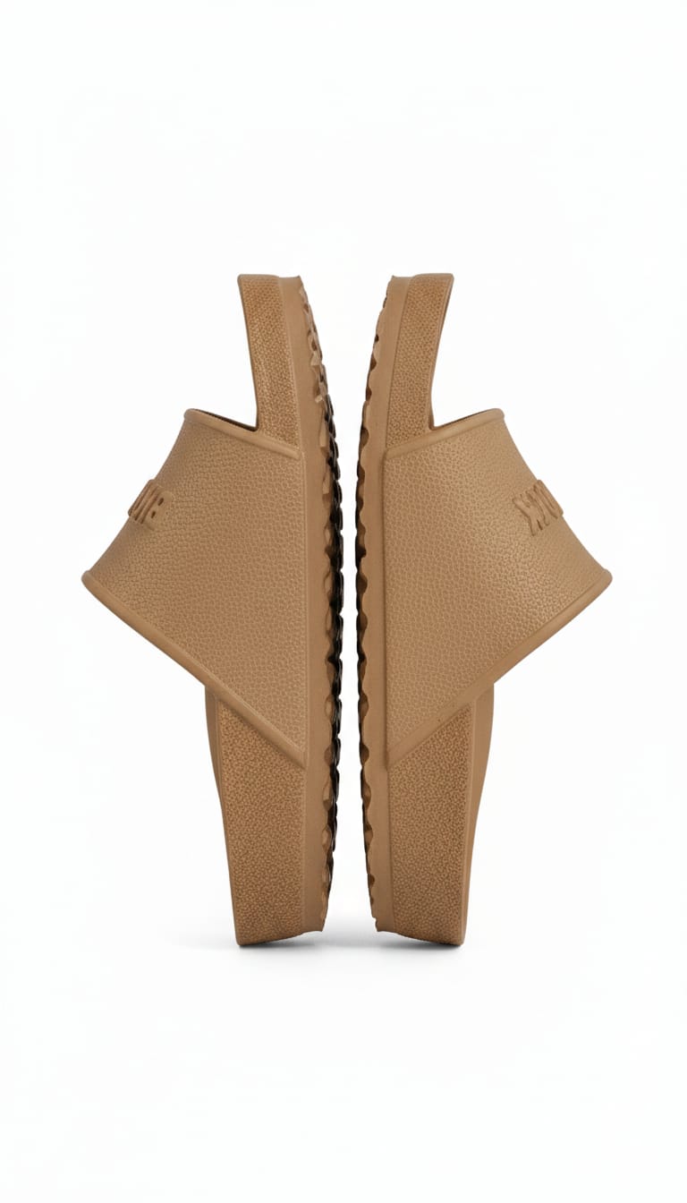 BIRKENSTOCK Warm Toffee Luxe Comfort Slide Sandals