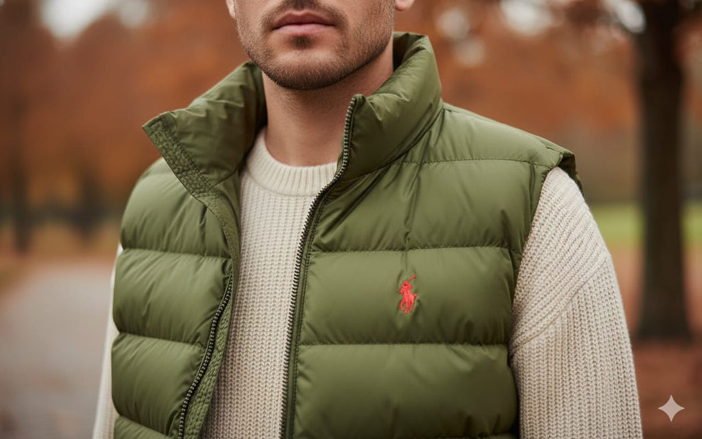 POLO RALPH LAUREN Enchanted Fern Contemporary Fit Lightweight Puffer Vest