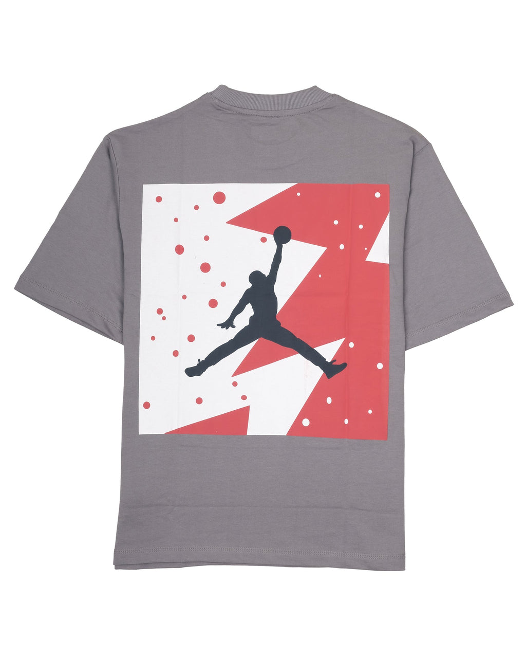 JORDAN Stormy Slate Oversized Graphic Crewneck Tee