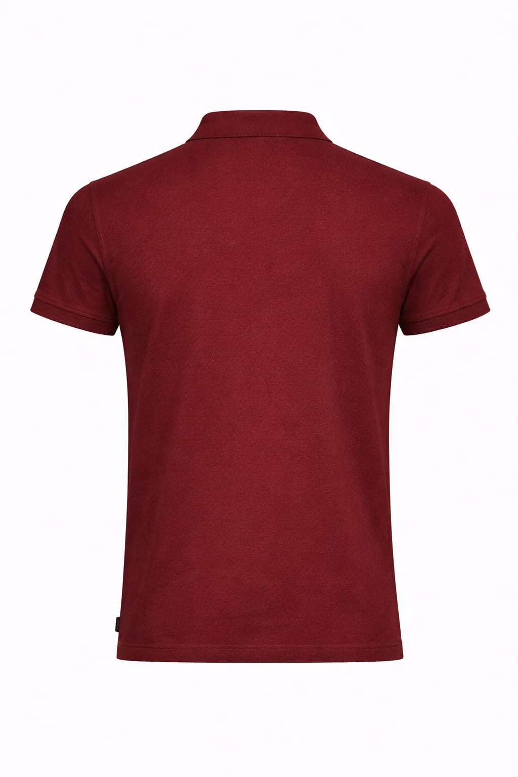 MONCLER Ember Garnet Tailored Fit Short Sleeve Piqué Polo Shirt