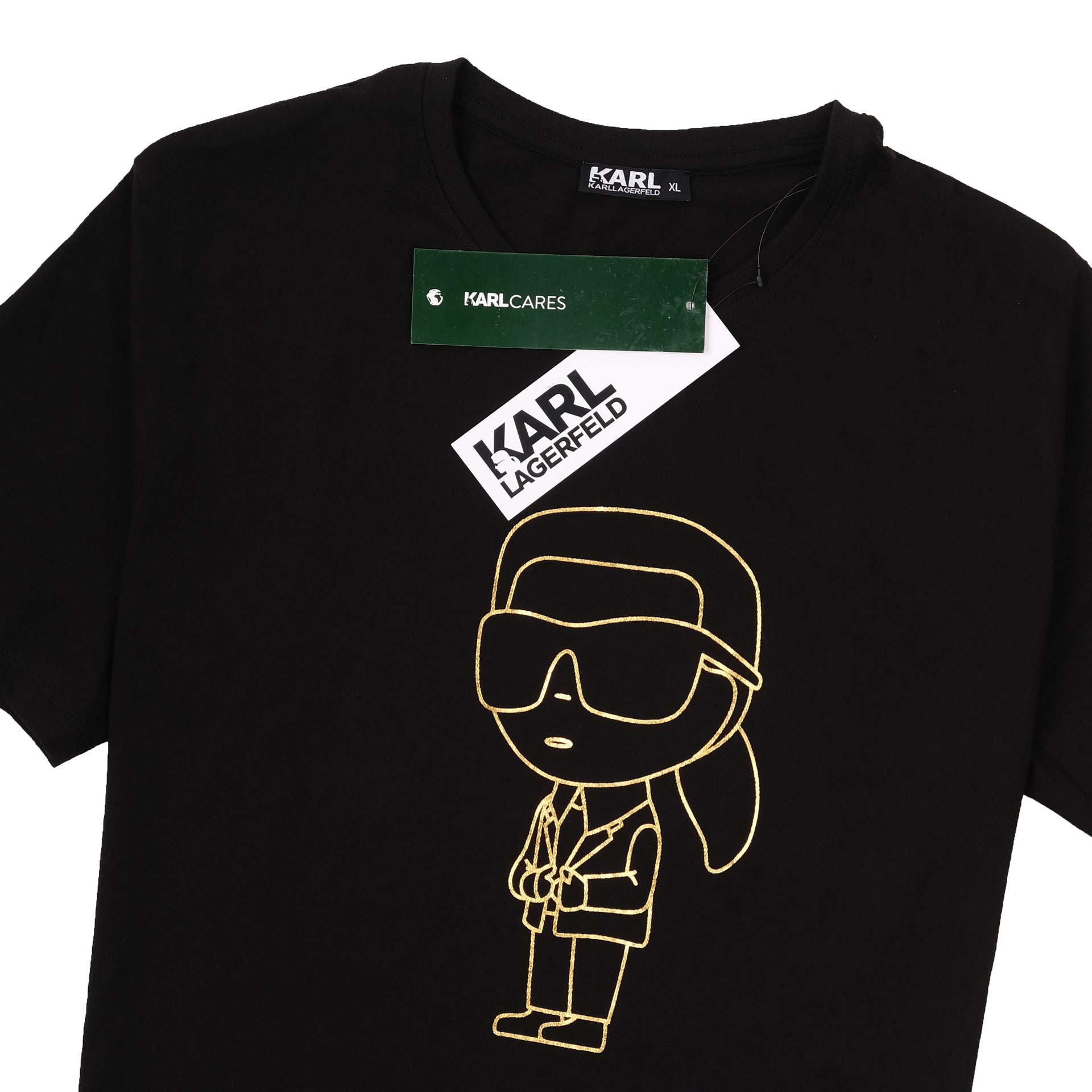 KARL LAGERFELD Midnight Noir Classic Fit Short Sleeve Tee