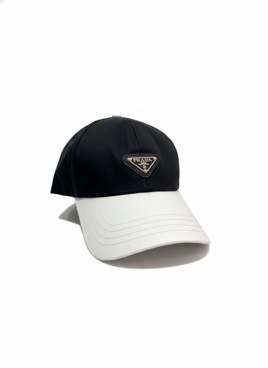 PRADA Stormy Slate Signature Cap