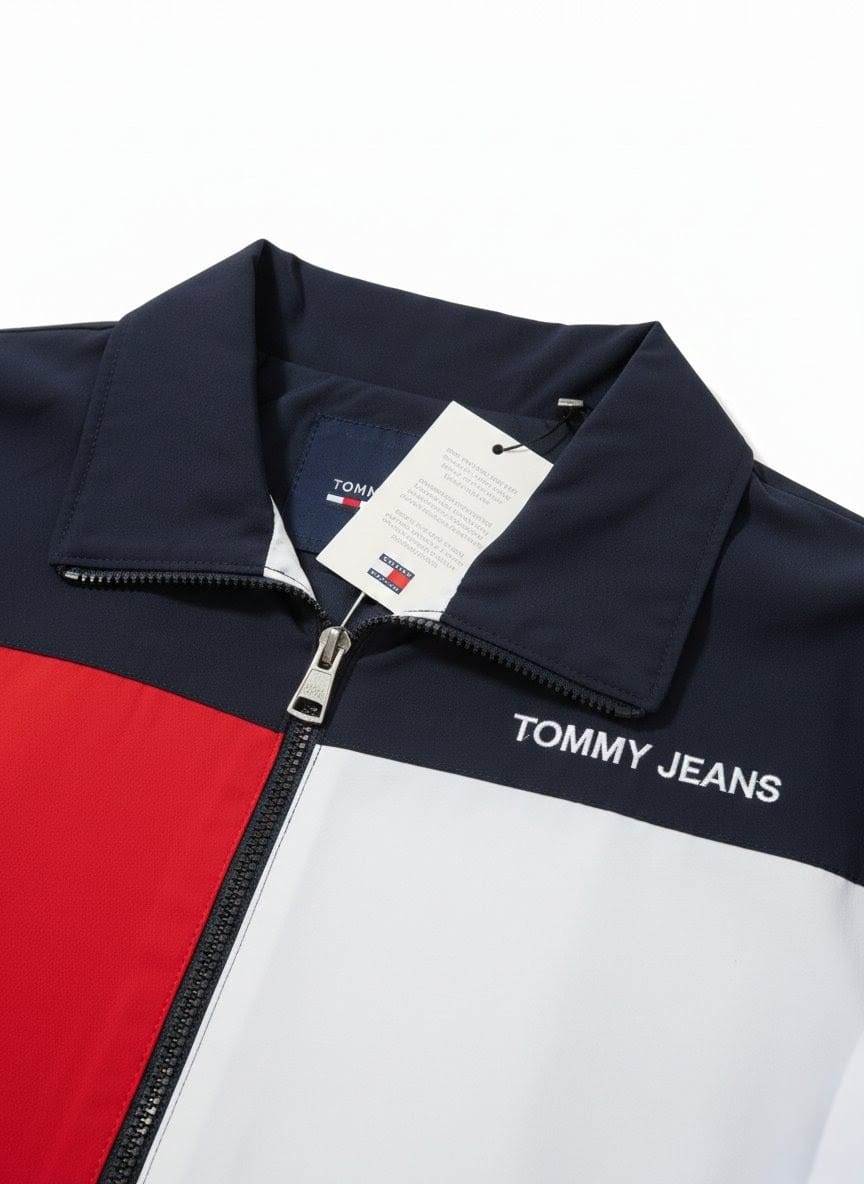 TOMMY JEANS Color Block Windbreaker Jacket