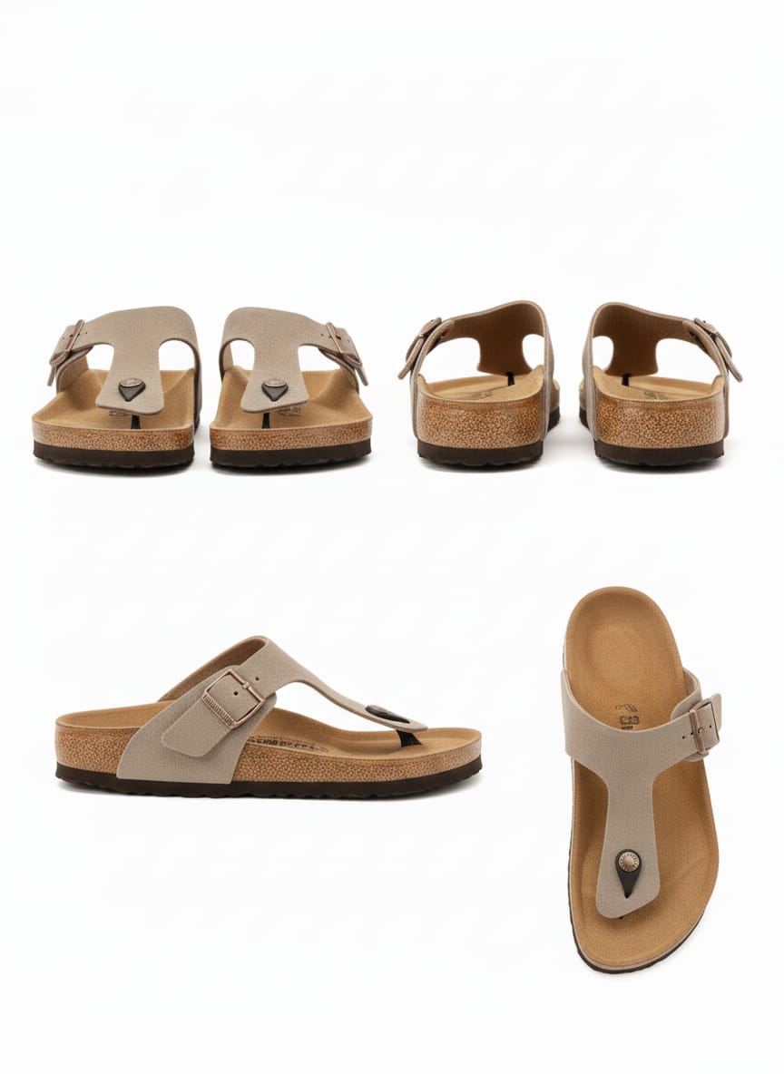 Birkenstock Arizona Soft Footbed Sandals in Beige