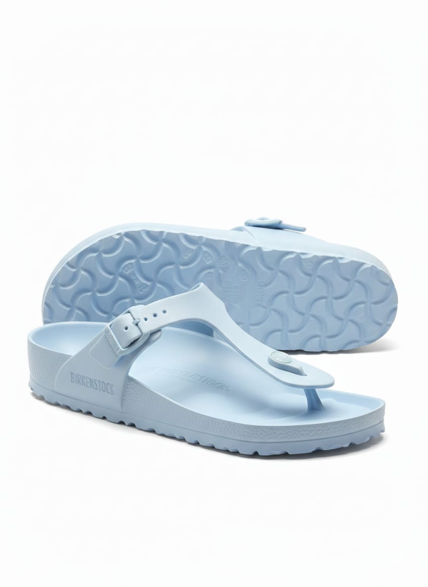 BIRKENSTOCK Serene Azure Luxe Soft Footbed Sandals