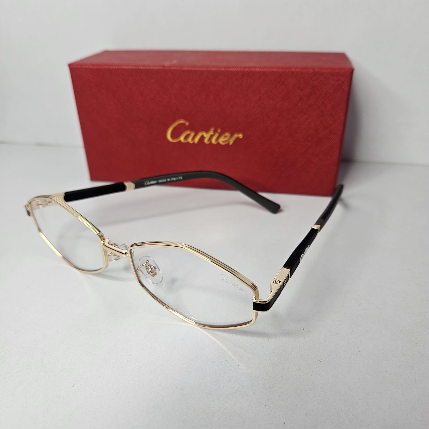 CARTIER Luminous Topaz Elegant Eyewear Frame