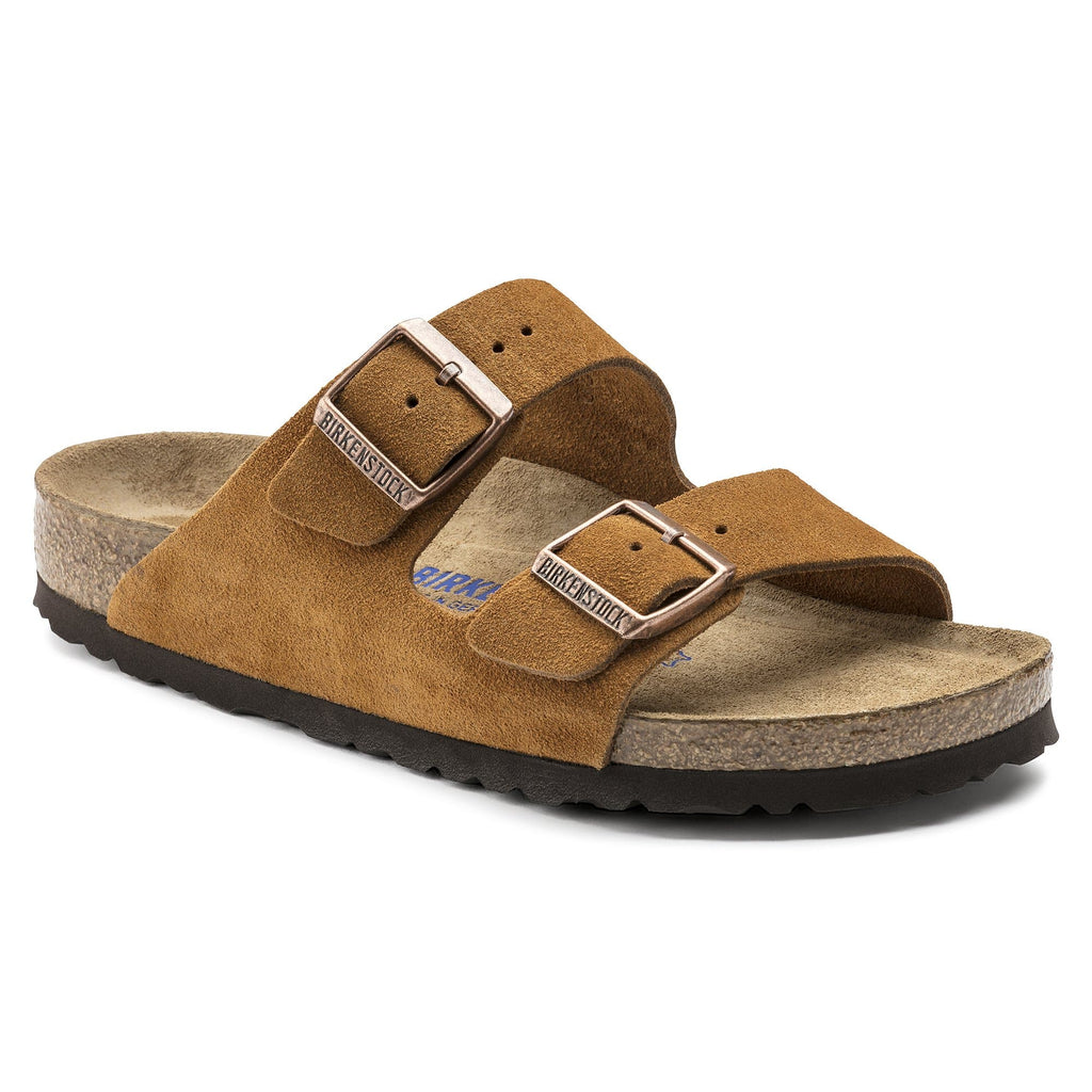 Birkenstock Suede Sandals in Warm Caramel Delight