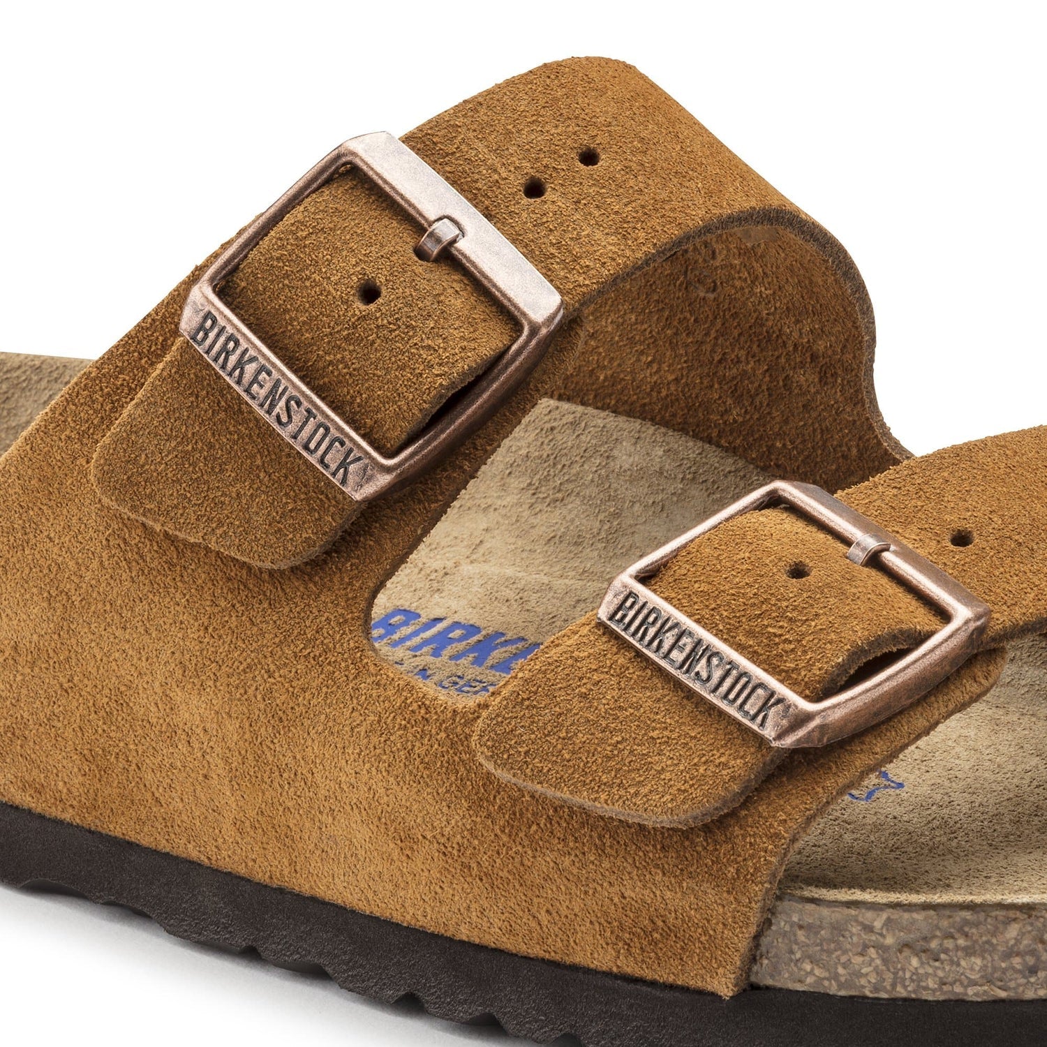 Birkenstock Suede Sandals in Earthy Chestnut Charm
