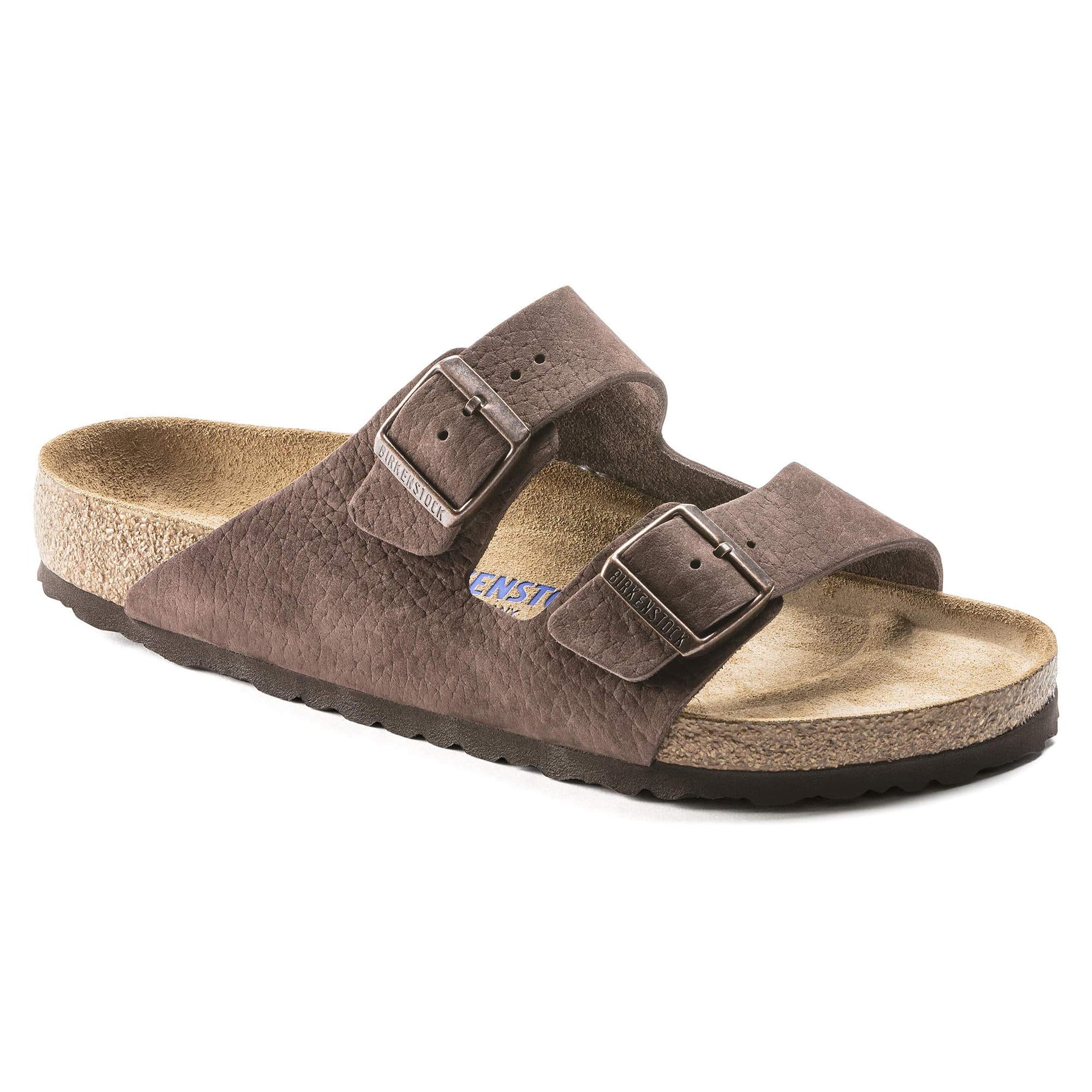 BIRKENSTOCK Earthy Walnut Luxe Soft Footbed Sandals