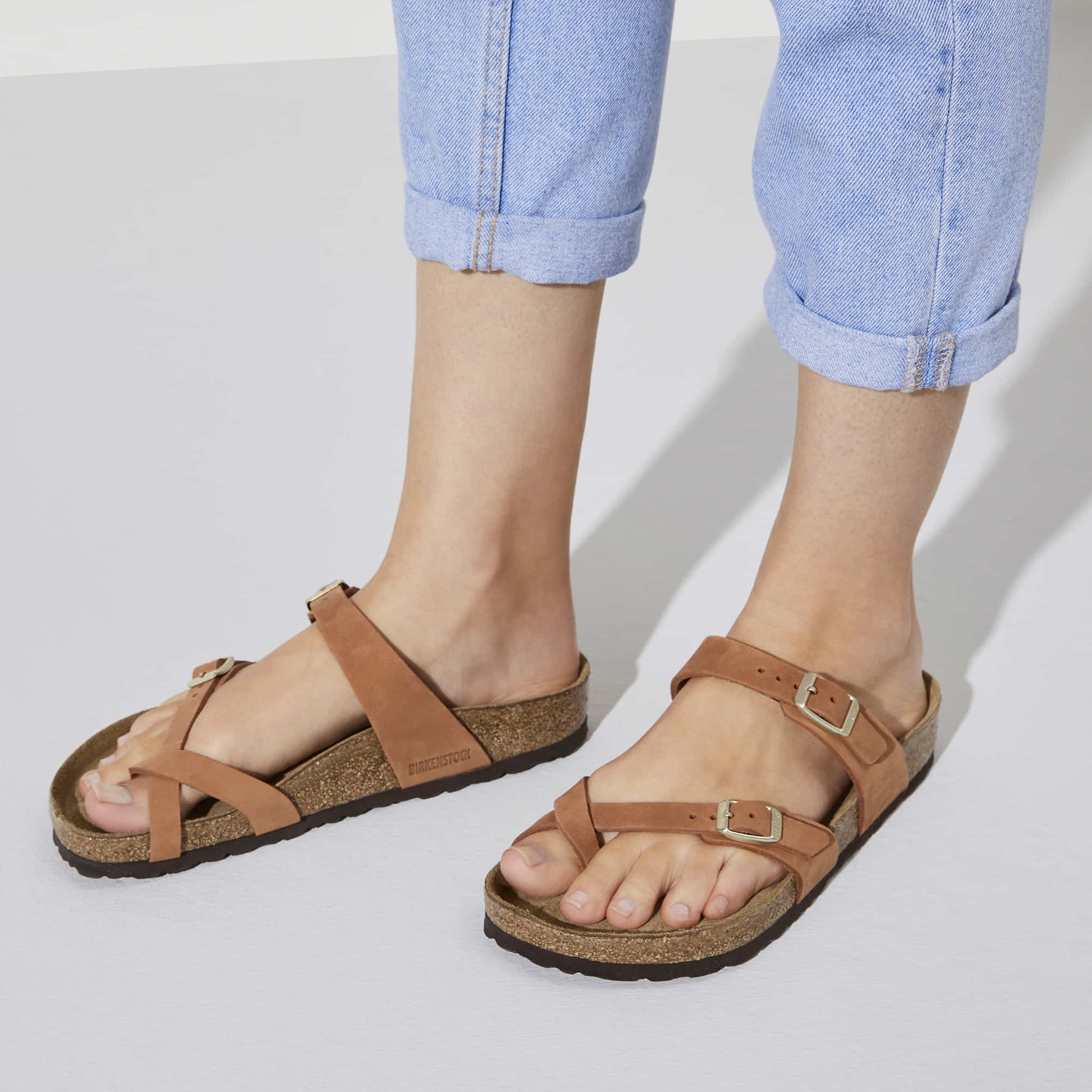 Birkenstock Elegant Earthy Brown Suede Sandals