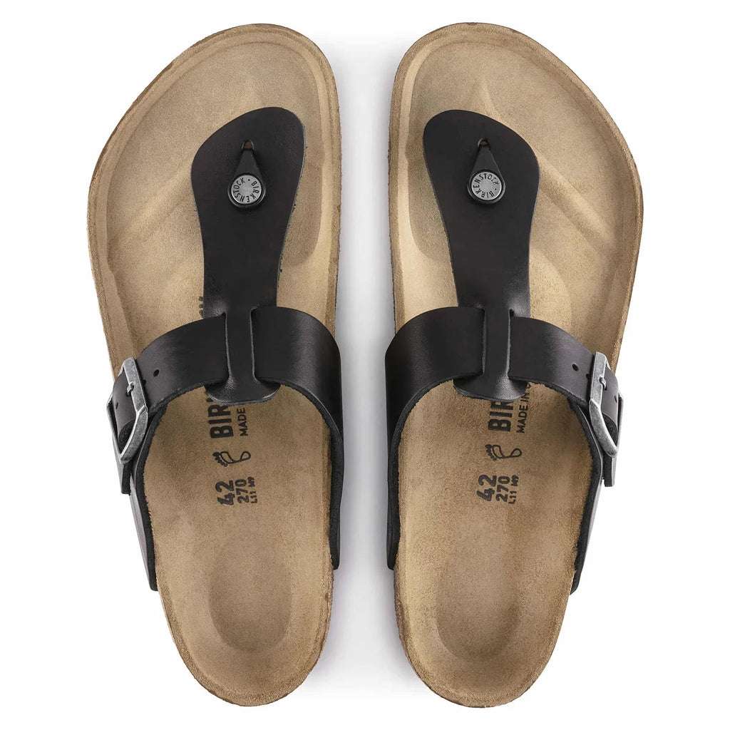 BIRKENSTOCK Midnight Ash Luxe Fit Premium Suede Leather Toe Post Sandals