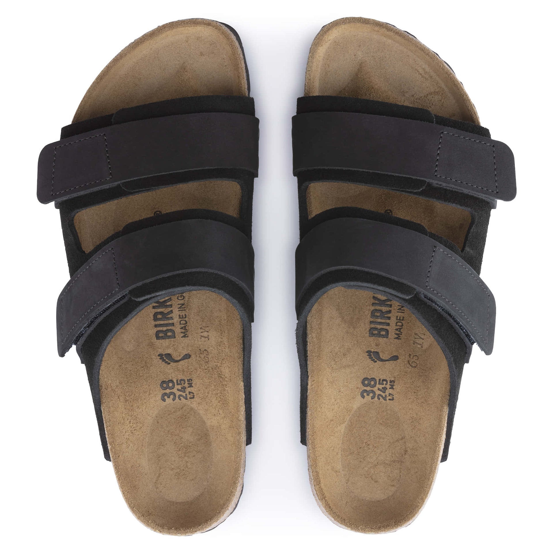 BIRKENSTOCK Obsidian Velvet Casual Fit Arizona Felt Sandals