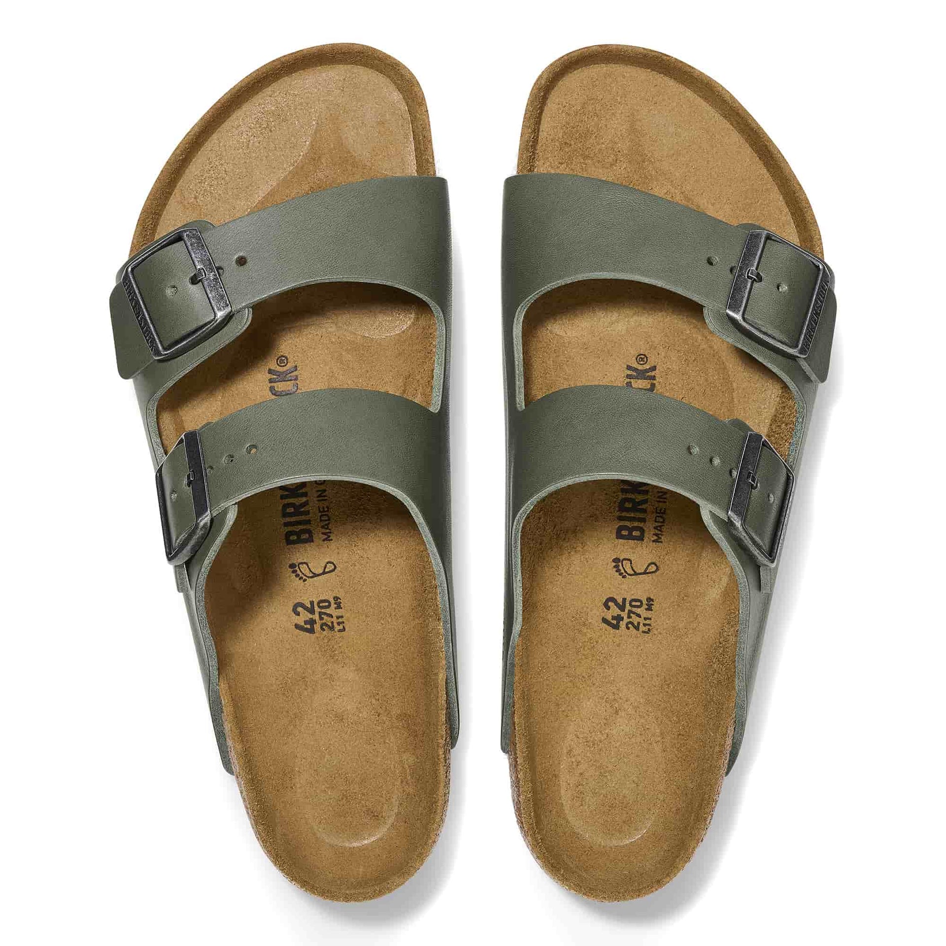 BIRKENSTOCK Enchanted Sage Soft Footbed Sandals