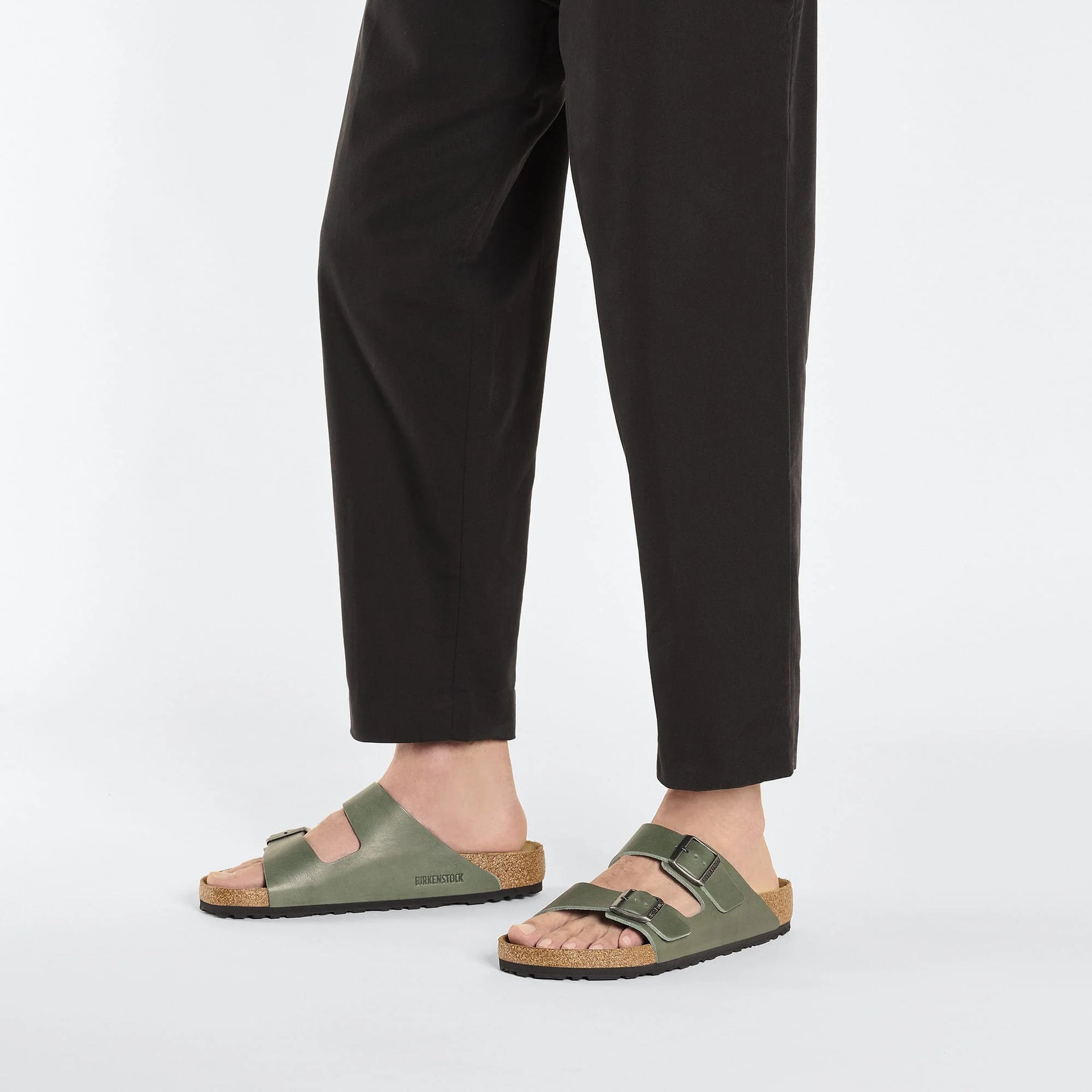 BIRKENSTOCK Enchanted Sage Soft Footbed Sandals