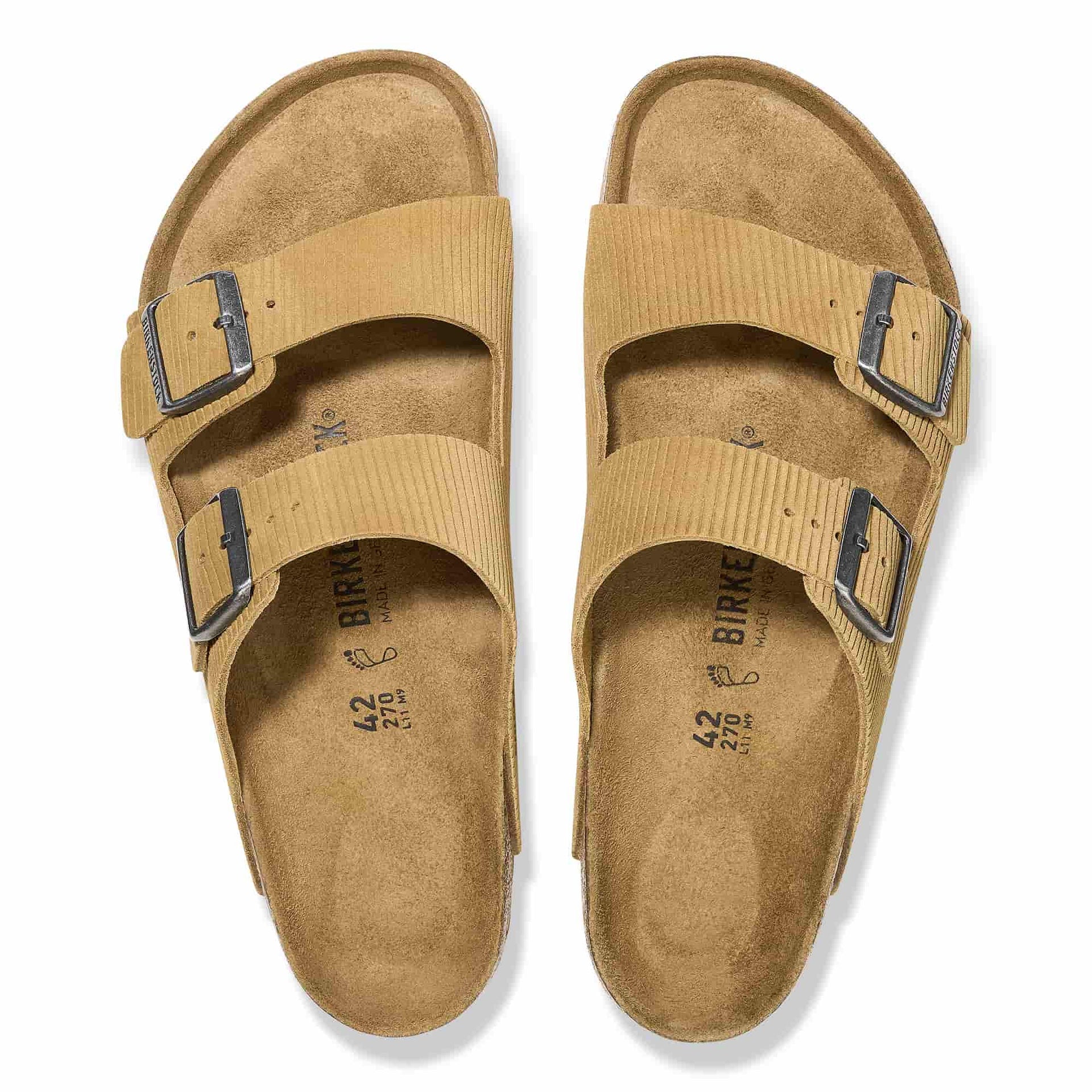 BIRKENSTOCK Amber Gold Luxe Soft Footbed Sandals