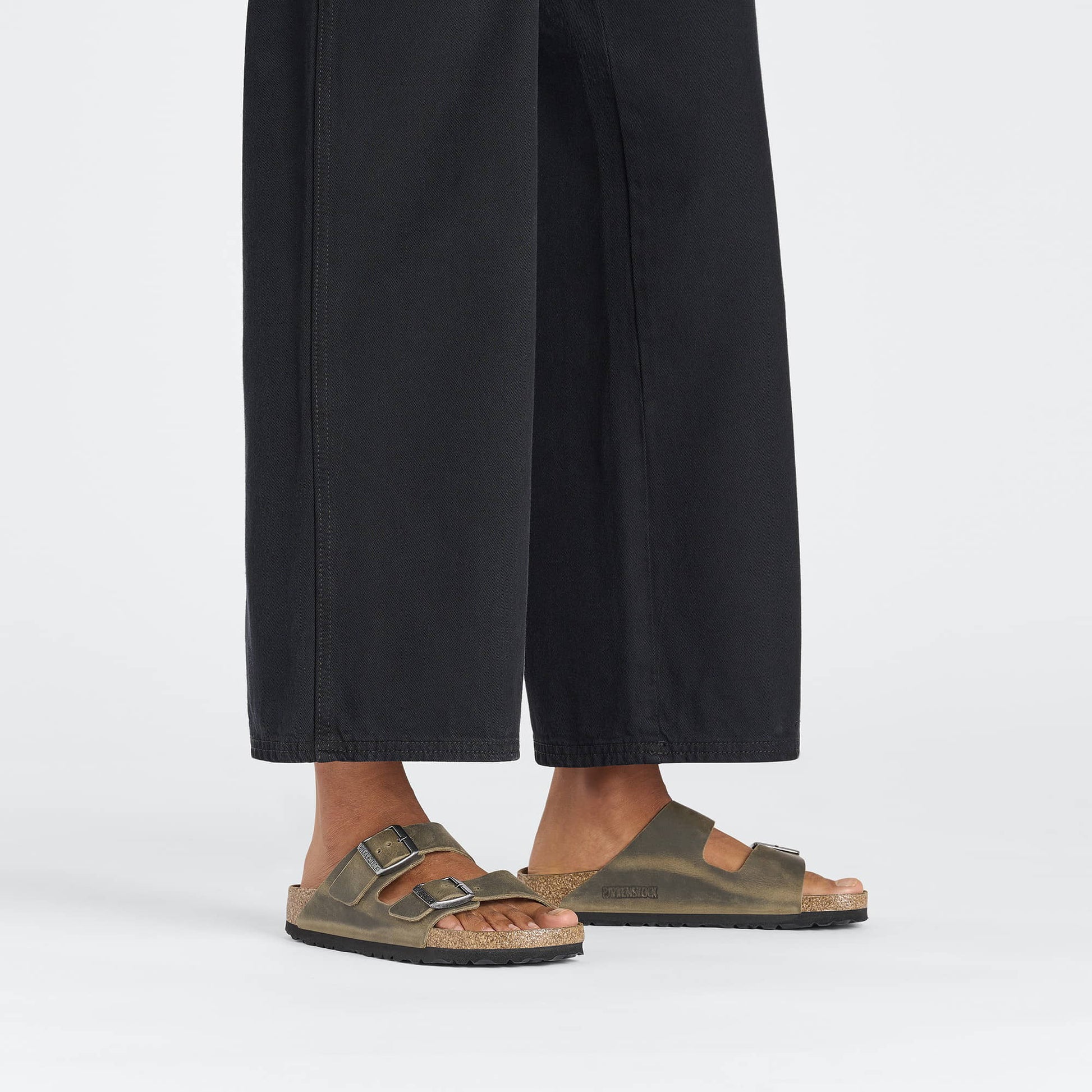 Birkenstock Earthy Olive Arizona Sandals - Comfort Meets Style