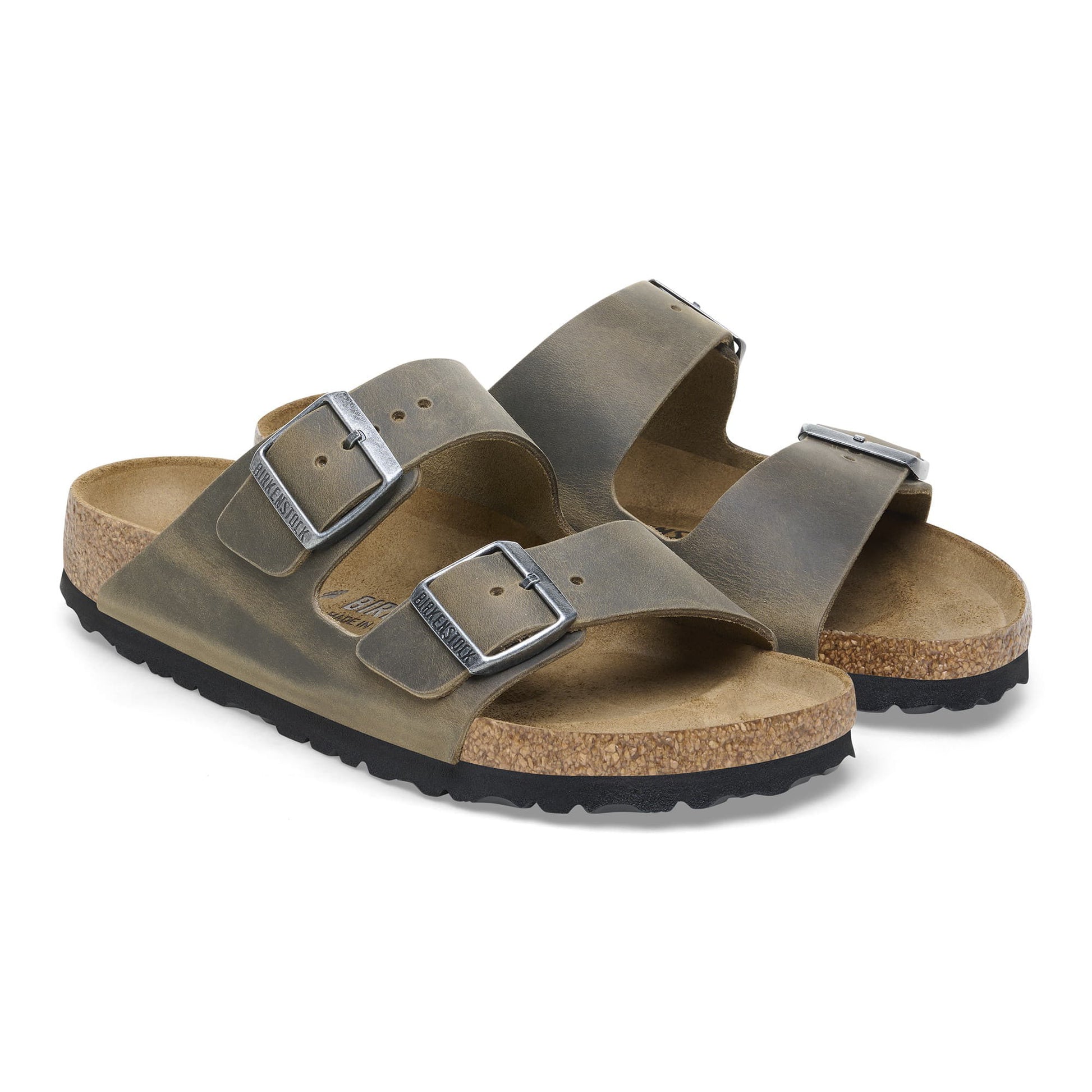Birkenstock Earthy Olive Arizona Sandals - Comfort Meets Style