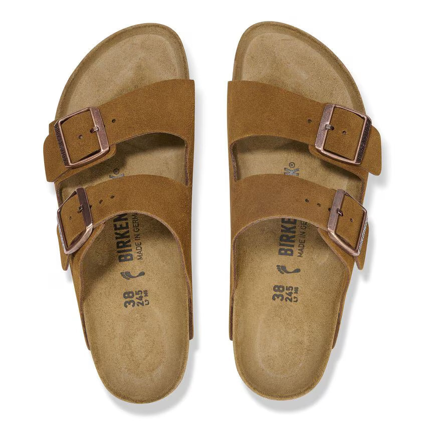 BIRKENSTOCK Rustic Amber Luxe Comfort Soft Footbed Sandals