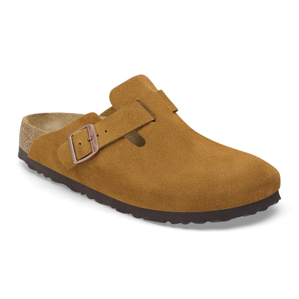 BIRKENSTOCK Thyme Suede Soft Footbed Clog