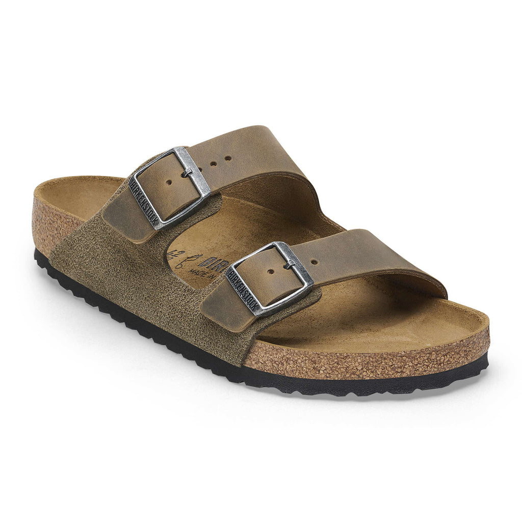 Birkenstock Earthy Olive Suede Double Buckle Sandals