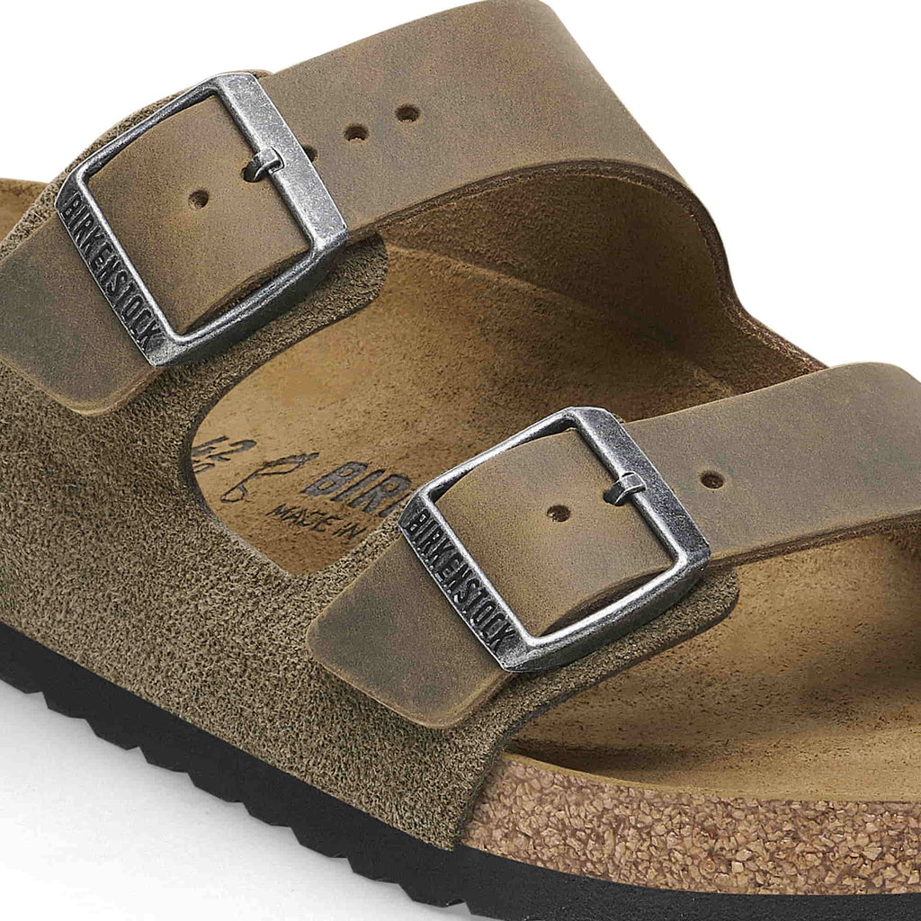 Birkenstock Earthy Olive Suede Double Buckle Sandals