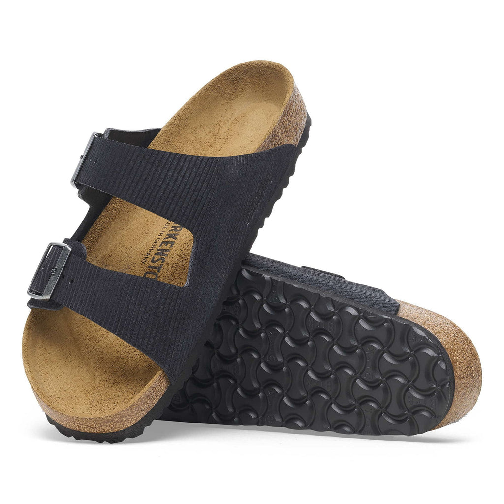 BIRKENSTOCK Twilight Charcoal Luxe Soft Footbed Sandals