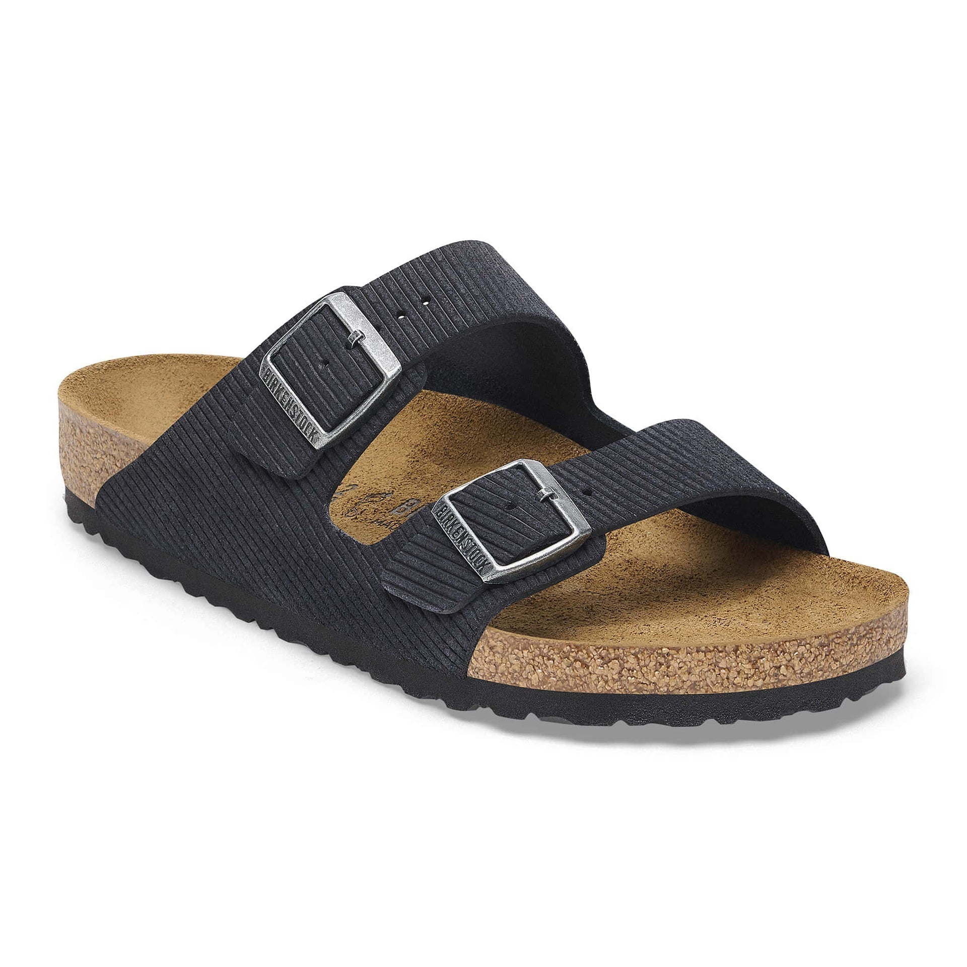 BIRKENSTOCK Twilight Charcoal Luxe Soft Footbed Sandals