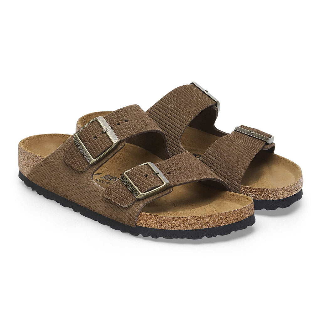 BIRKENSTOCK Rustic Chestnut Luxe Soft Footbed Sandals