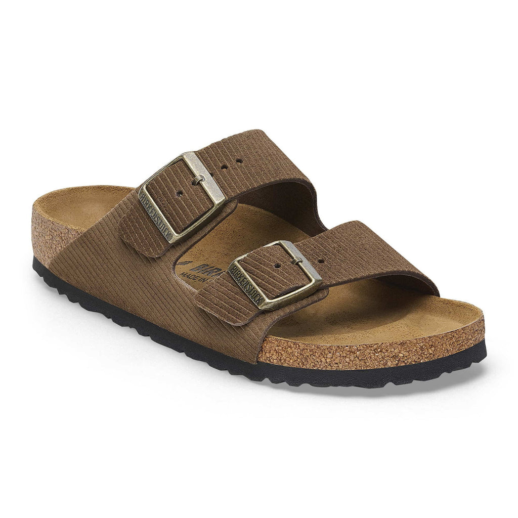 BIRKENSTOCK Rustic Chestnut Luxe Soft Footbed Sandals