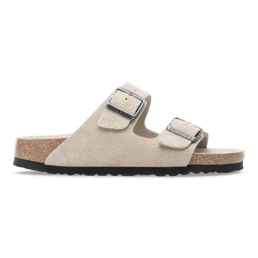 Birkenstock Soft Suede Sandals in Dreamy Beige