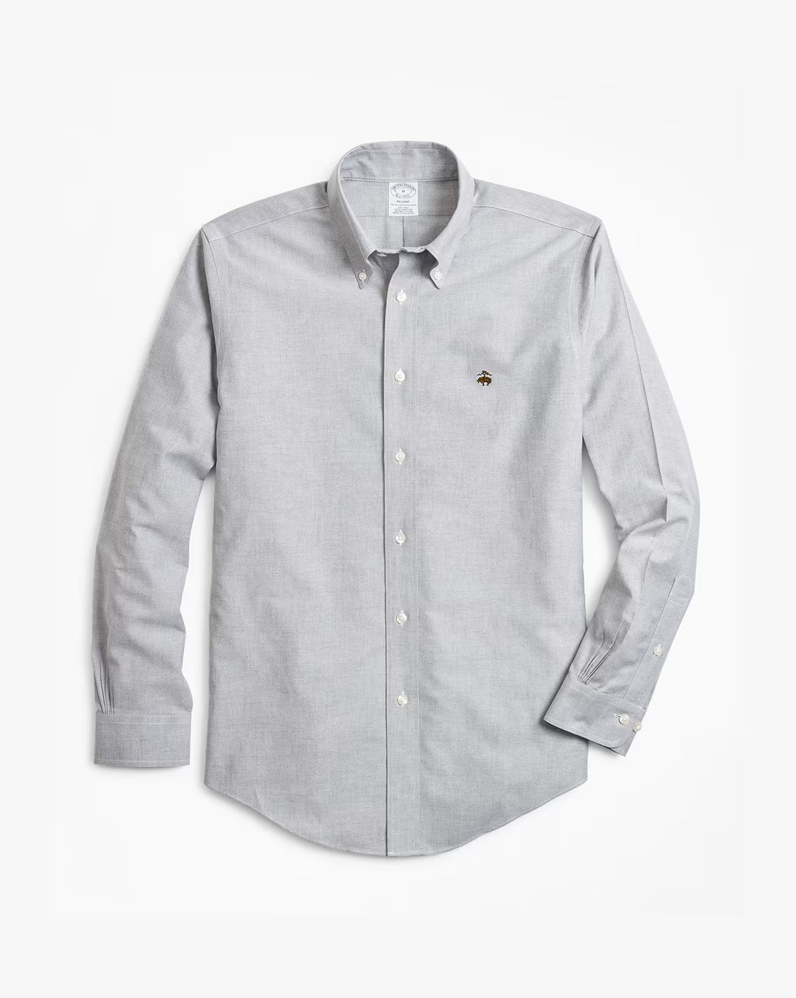 BROOKS BROTHERS Grey Oxford Shirt