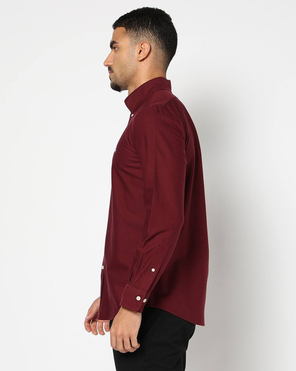 BROOKS BROTHERS Burgundy Oxford Shirt