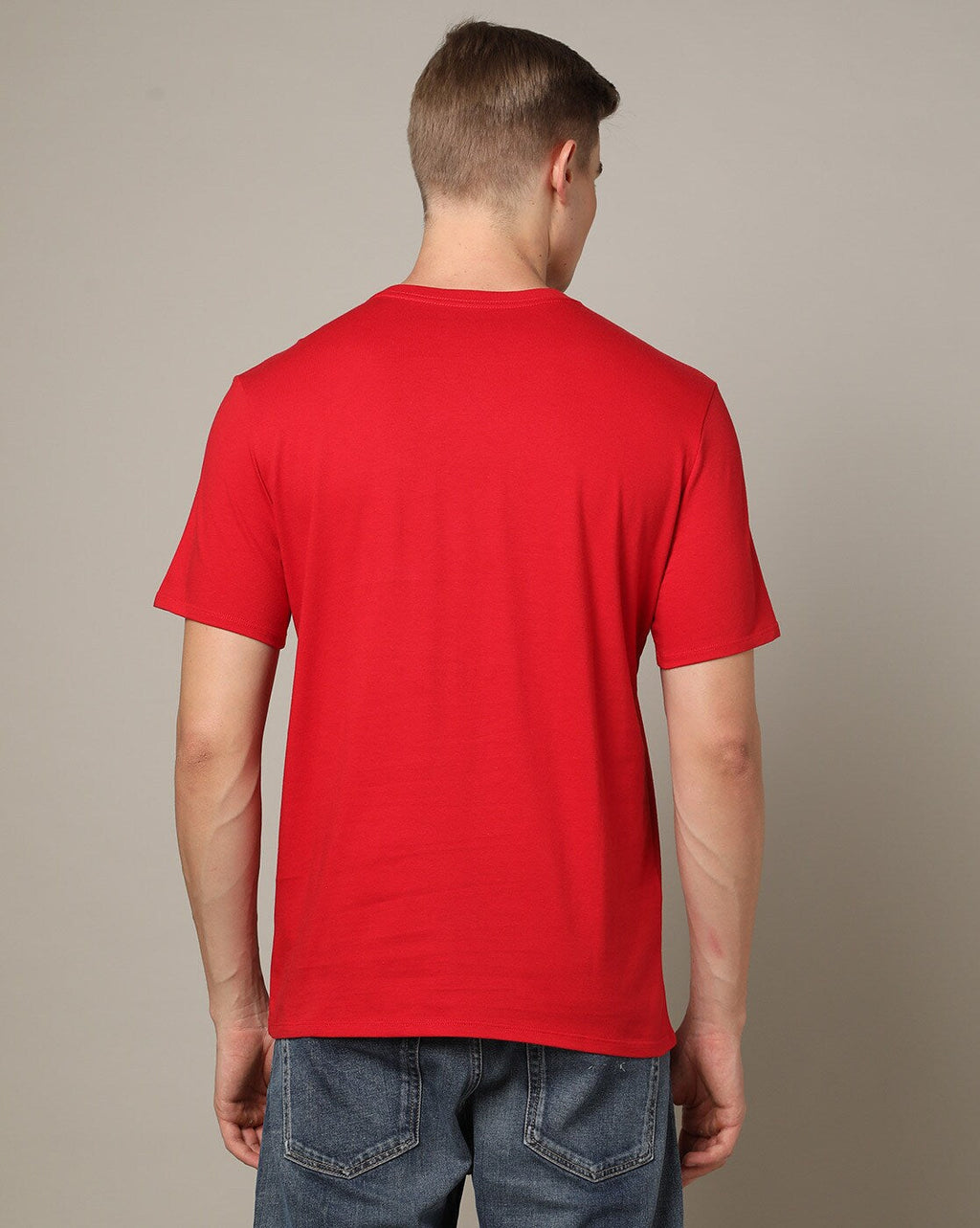 Calvin Klein Men's Red Logo T-Shirt