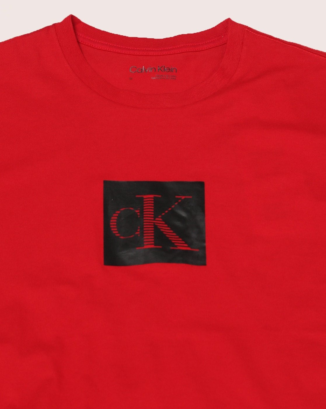 Calvin Klein Men's Red Logo T-Shirt