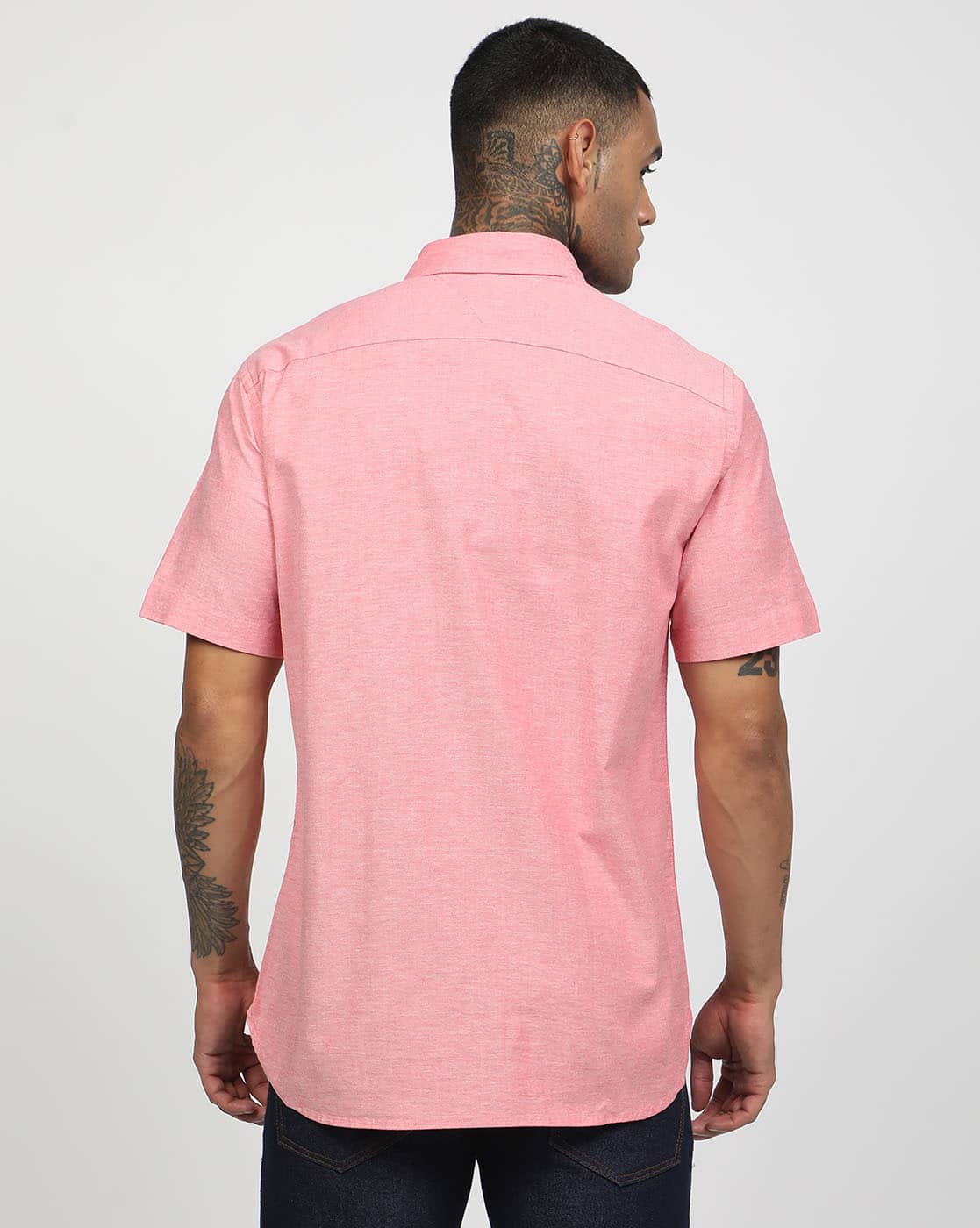 Tommy Hilfiger Breezy Coral Short-Sleeve Button-Up Shirt