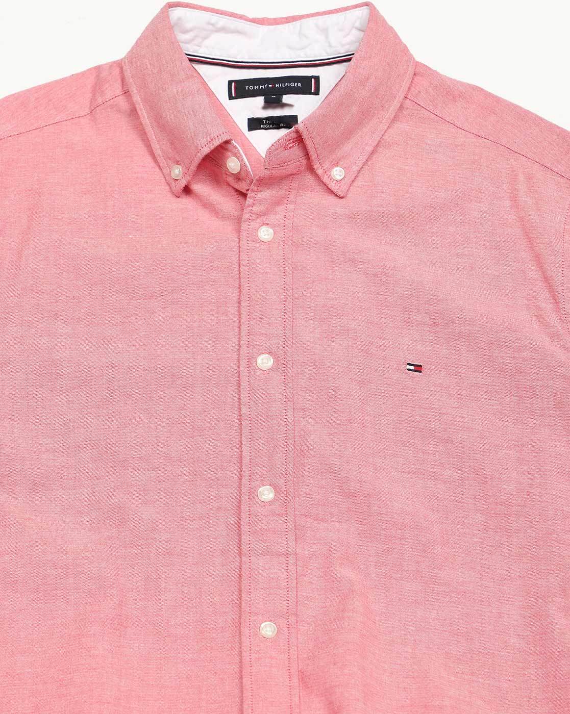 Tommy Hilfiger Breezy Coral Short-Sleeve Button-Up Shirt