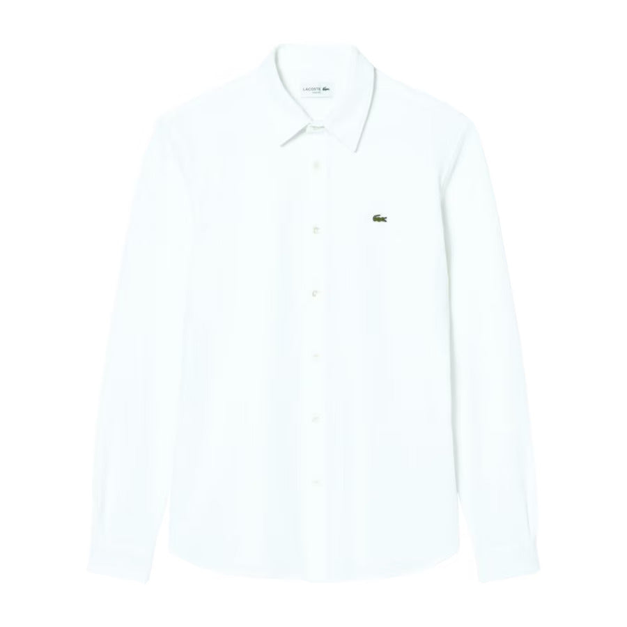 Lacoste Elegant Whisper White Slim Fit Shirt