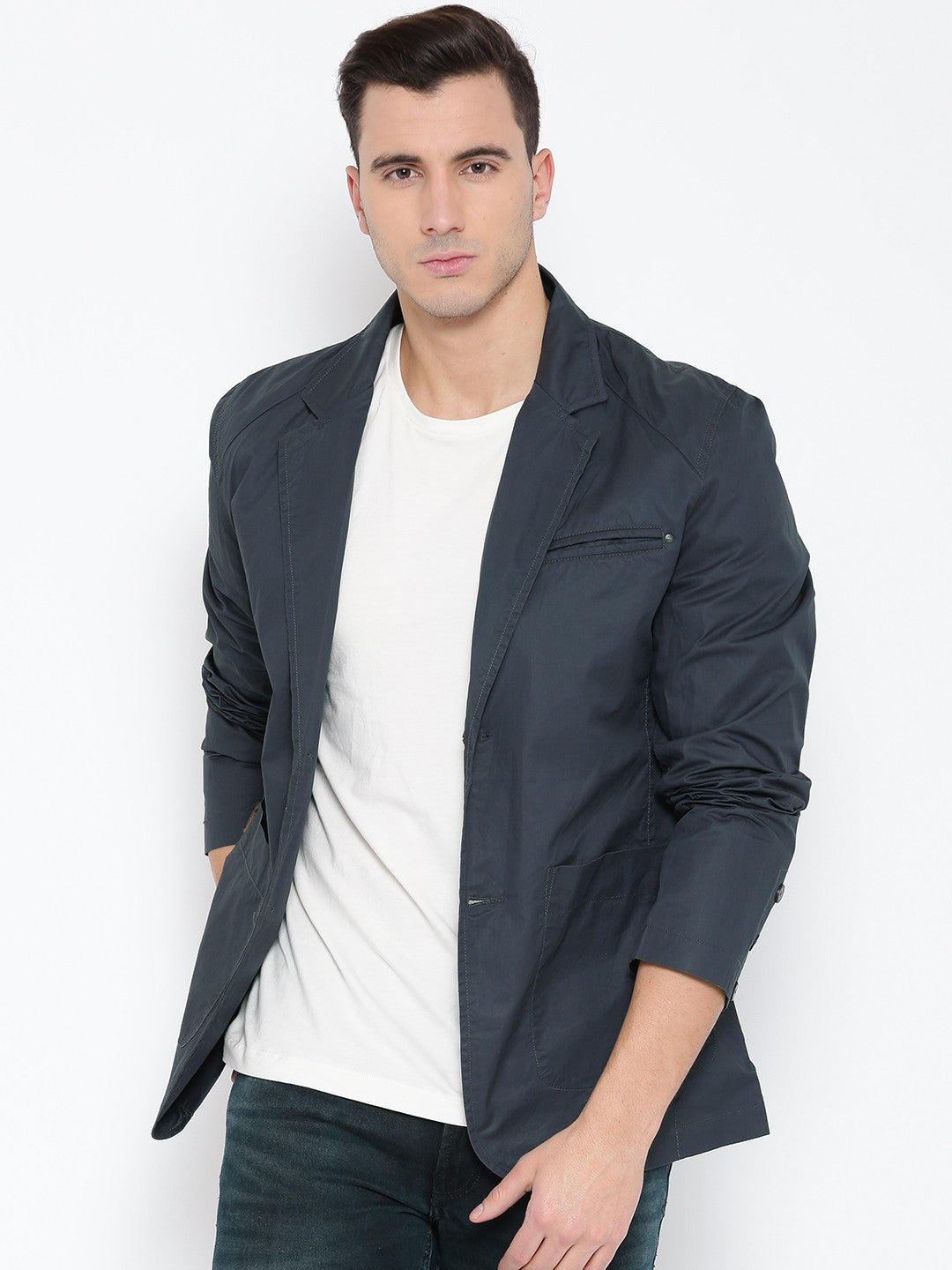 SPYKAR Casual Blazer in Navy