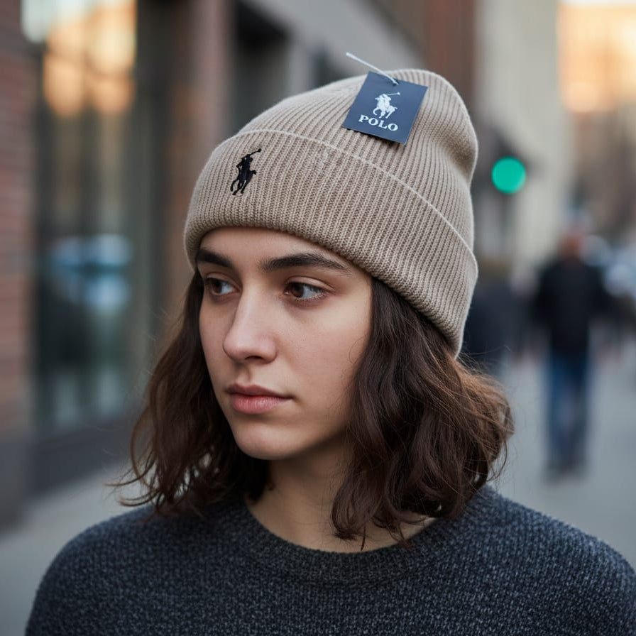 Polo Ralph Lauren Classic Ribbed Knit Beanie