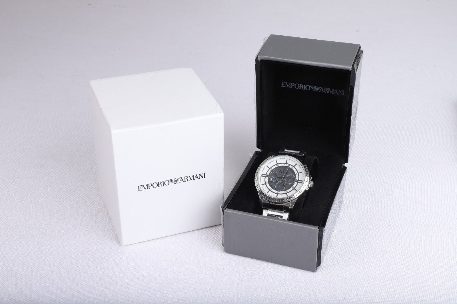 EMPORIO ARMANI Radiant Obsidian Tailored Fit Chronograph Tee