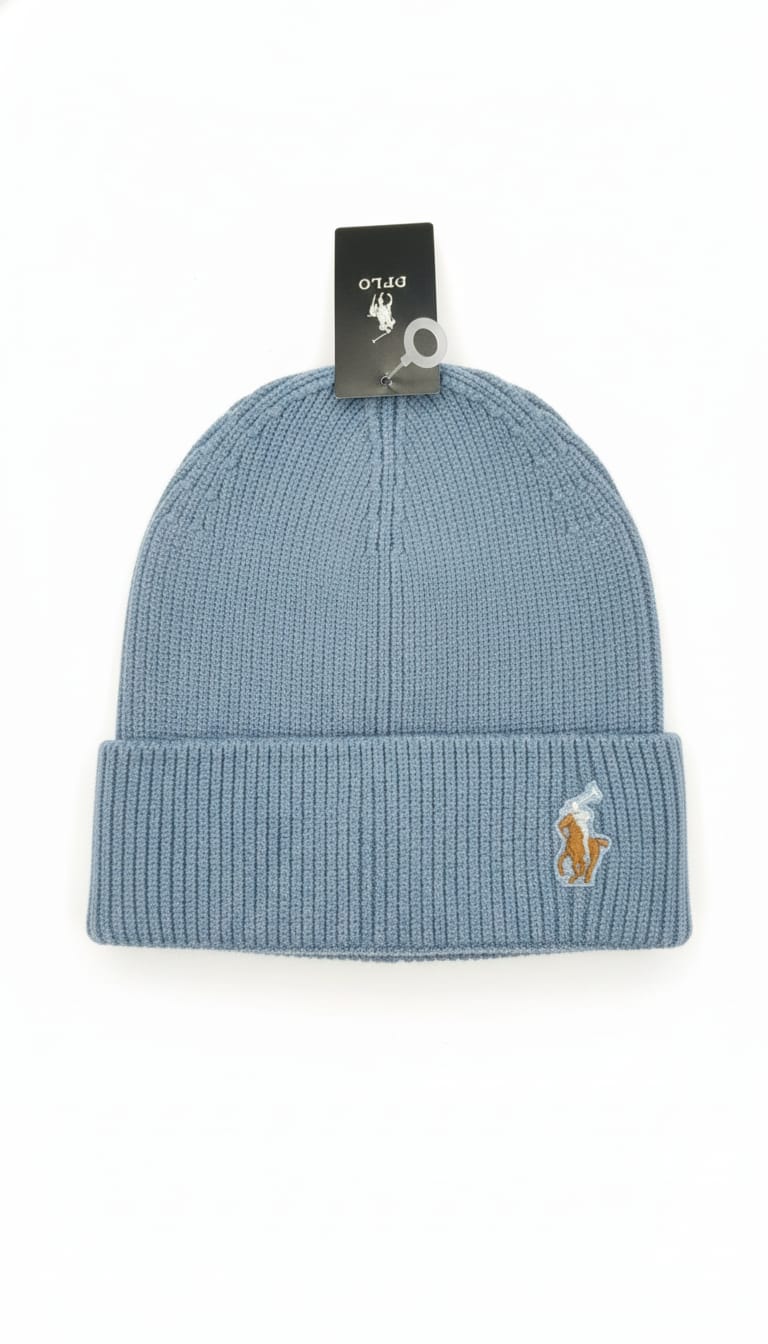 Polo Ralph Lauren Classic Knit Beanie in Sky Blue
