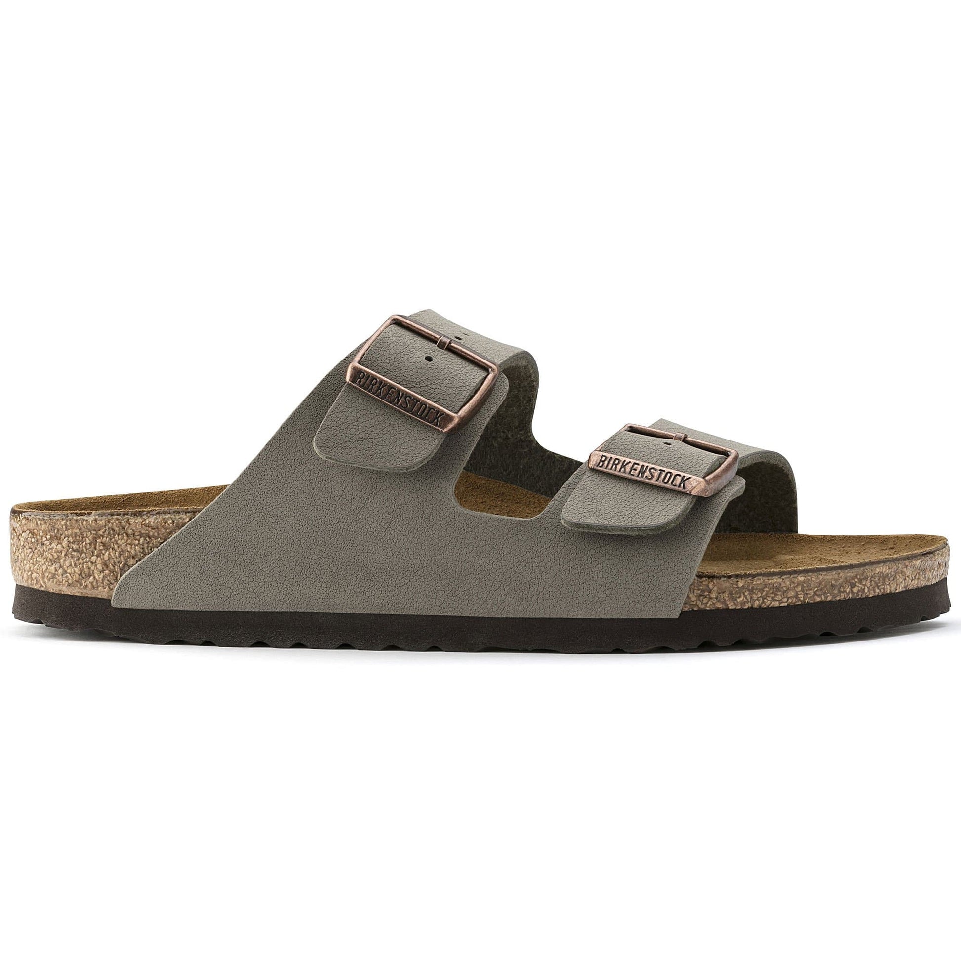Birkenstock Arizona Suede Charcoal Sandals