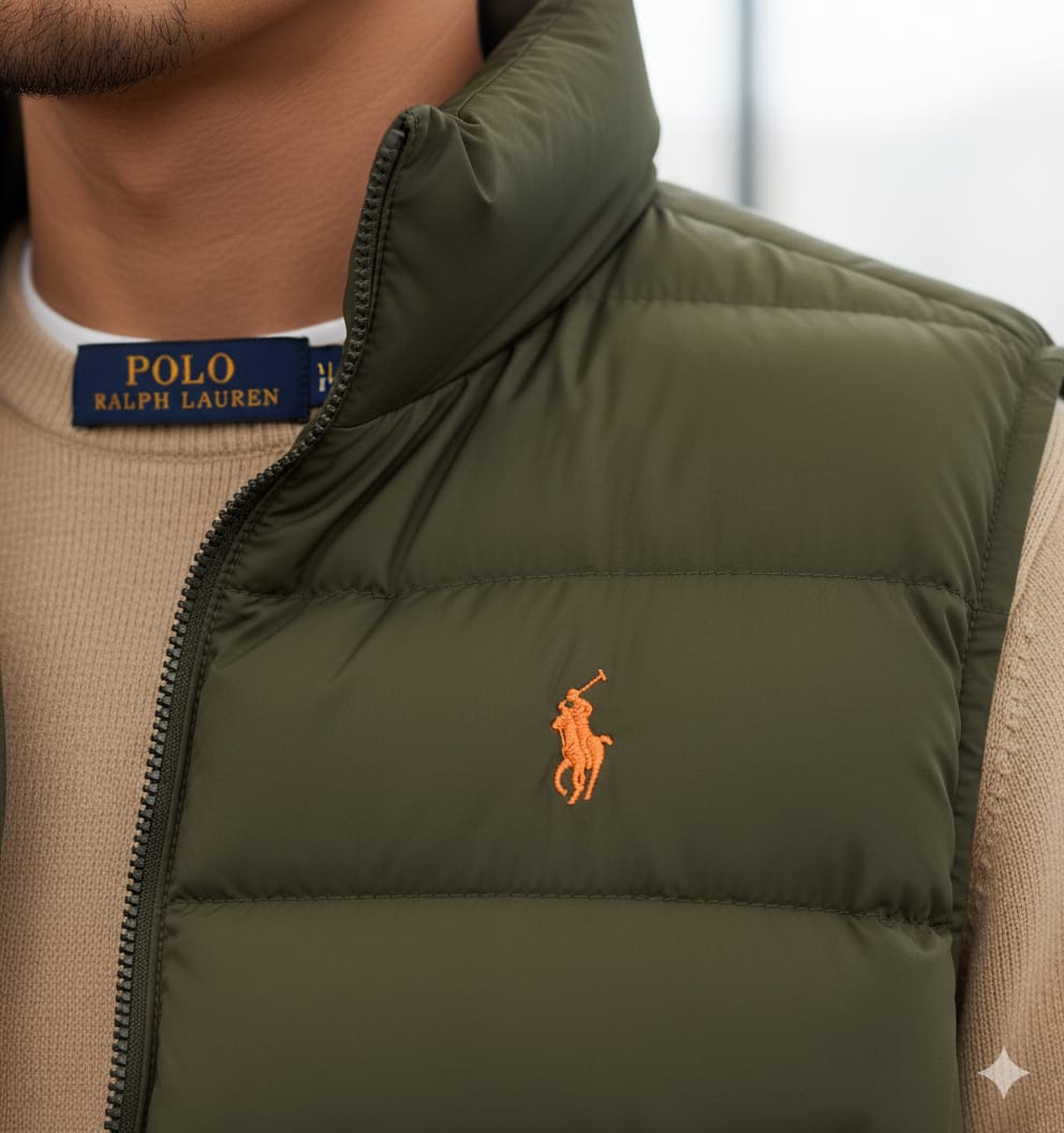 POLO RALPH LAUREN Mystic Fern Luxe Fit Lightweight Puffer Vest