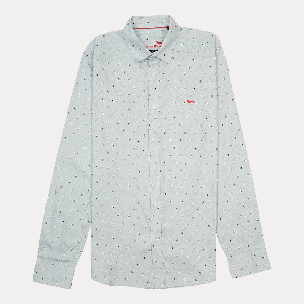 Harmont & Blaine Regular Fit Geometric Print Shirt