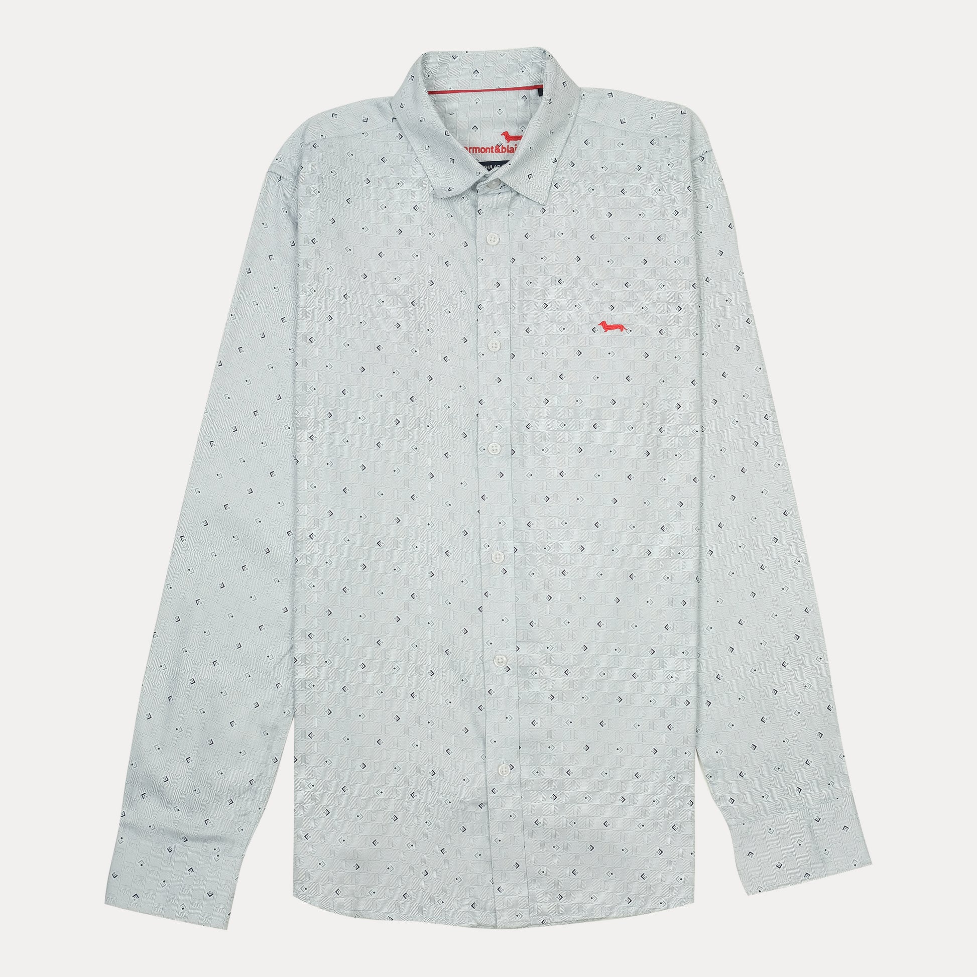Harmont & Blaine Regular Fit Geometric Print Shirt