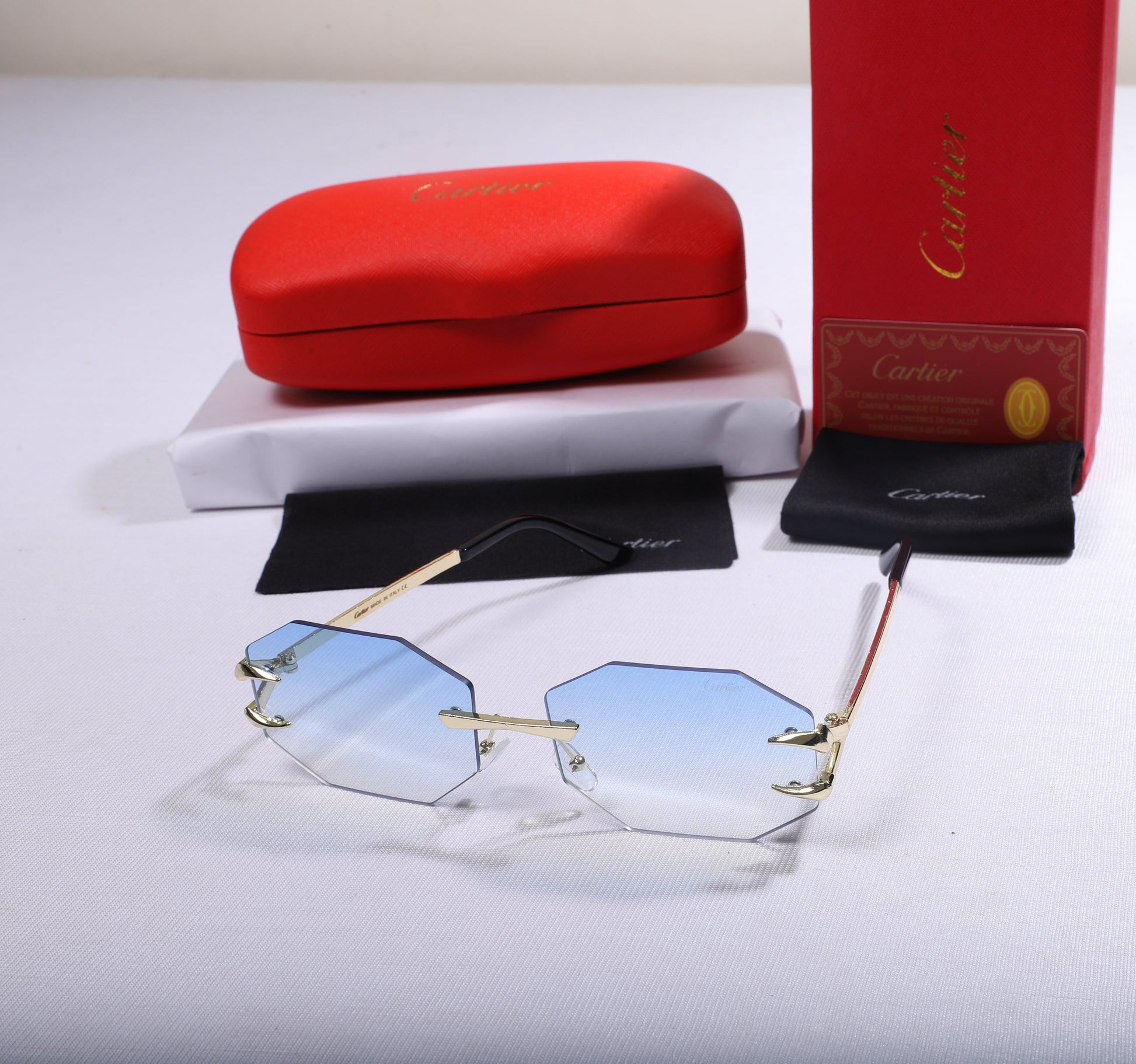 Cartier Octagonal Gradient Sunglasses