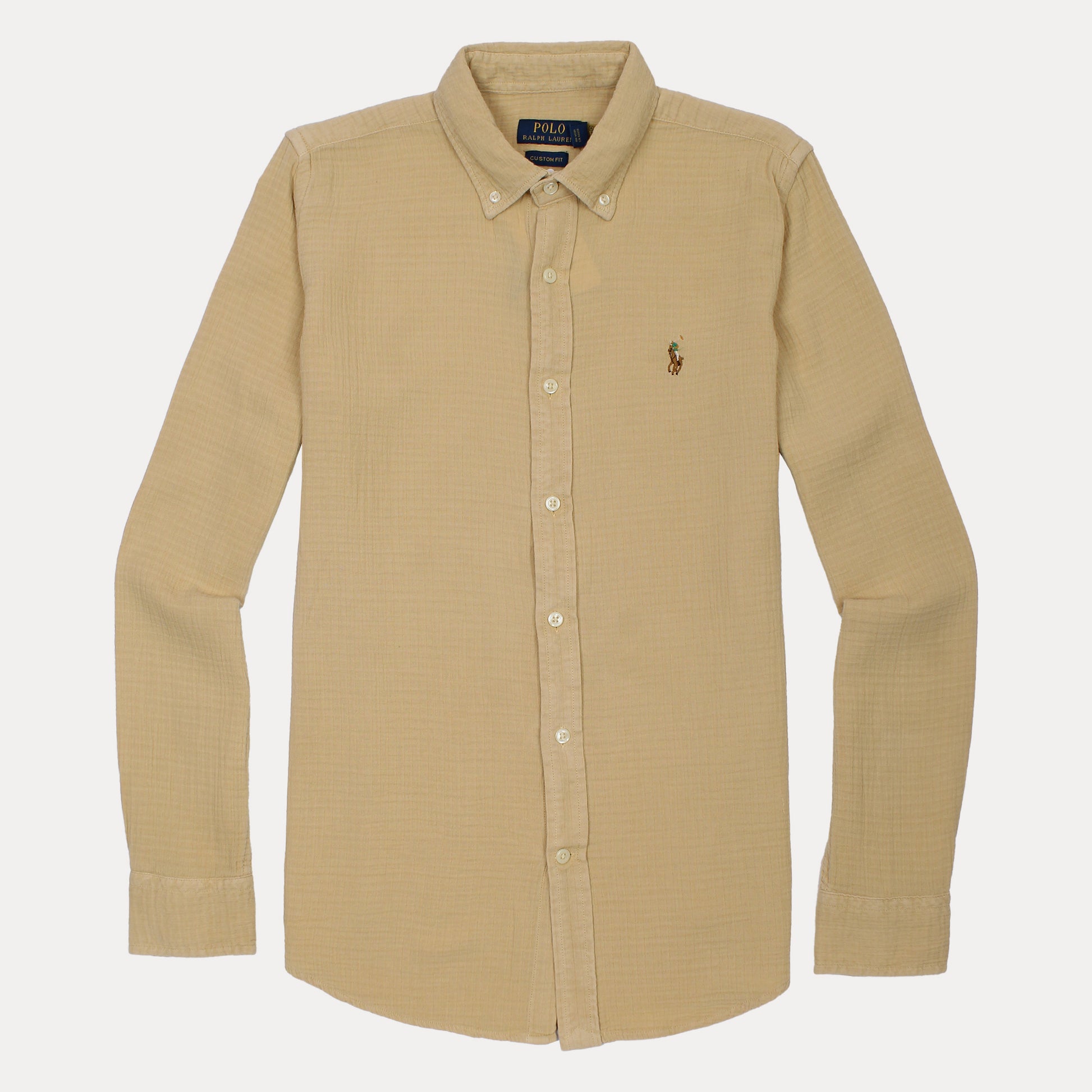 Polo Ralph Lauren Custom Fit Shirt in Sunlit Sand
