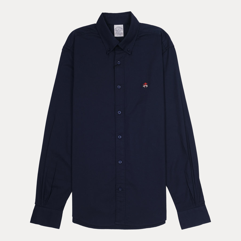 BROOKS BROTHERS Twilight Azure Classic Fit Long Sleeve Button-Up Shirt