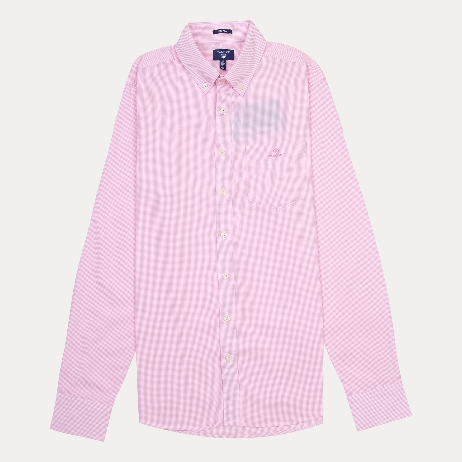GANT Tech Prep Pink Check Button-Down Shirt
